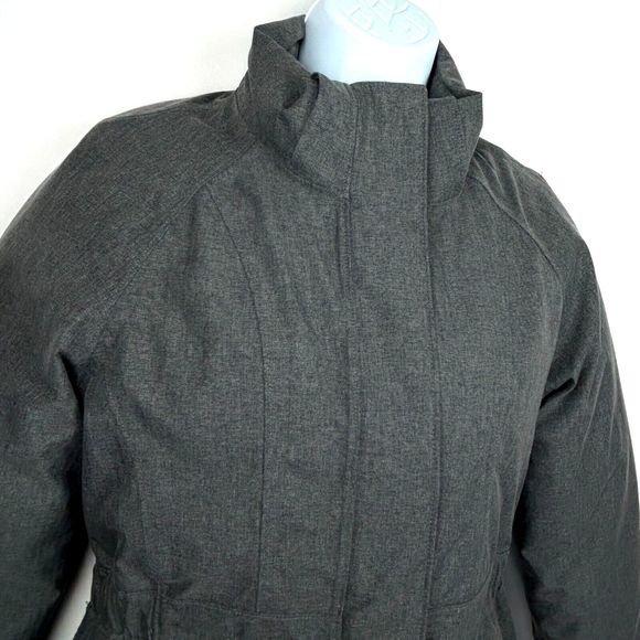 The North Face Women's Down HyVent Parka Coat Gray Size XS NO HOOD - Picture 16 of 16